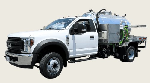 O'Fallon Porta Potty Rentals service truck used for emergency dispatch